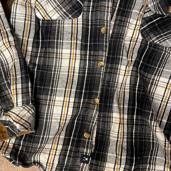 Plaid Hoodie Shirt - Picture 2 of 2